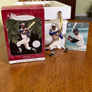 Hallmark Keepsake Ornament “Hank Aaron At the Ballpark” - Dated 1997 VINTAGE